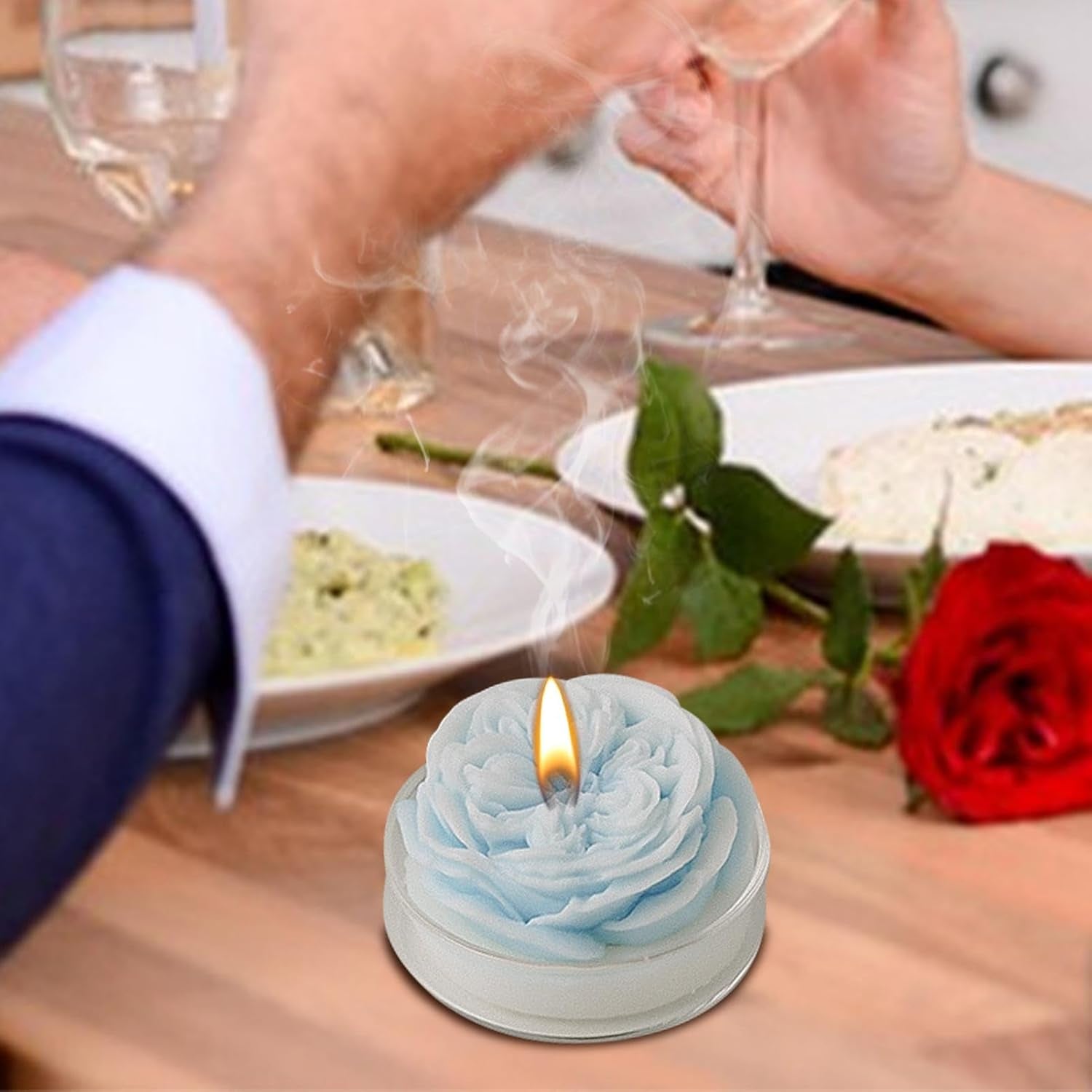 Velas De Aromaterapia,Velas Aromáticas De Rosas | Vela Floral Relajante De Cera De Soja,Velas De Otoño De Soja Natural De Aromaterapia Para Cumpleaños, Dama De, Inauguración De La Casa