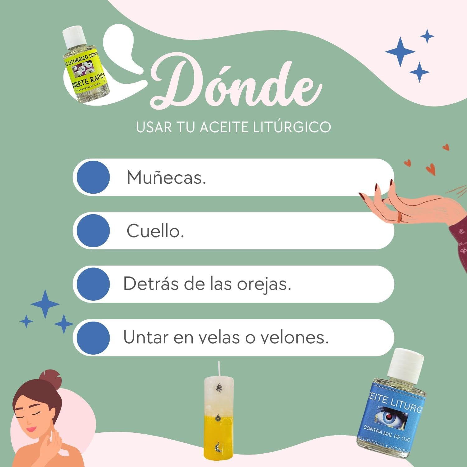 Aceite Litúrgico Corporal De Ruda (35Ml) | Aceite Vegetal De Uso Corporal Y Litúrgico Para Limpieza Energética, Protección Y Purificación | Usar En El Cuerpo Y Para Untar En Velas Como Potenciador.