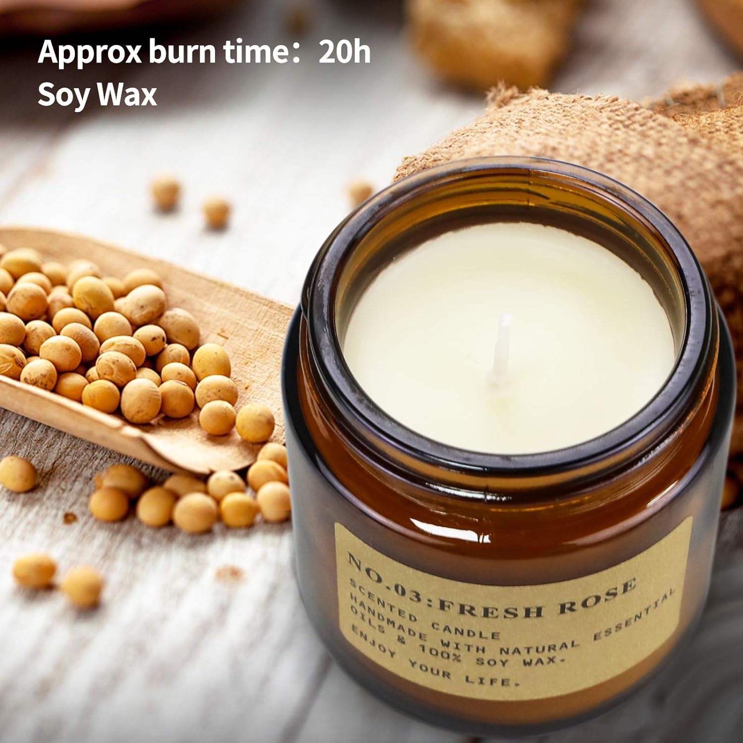 Juego De Velas Perfumadas De De Aromaterapia, 6 PCS, Velas Aromaticas De Cera De Soja, Regalos Originales Para Mujer, Adecuadas Para Dormitorio, Cumpleaños, Navidad Día De San Valentín Regalos