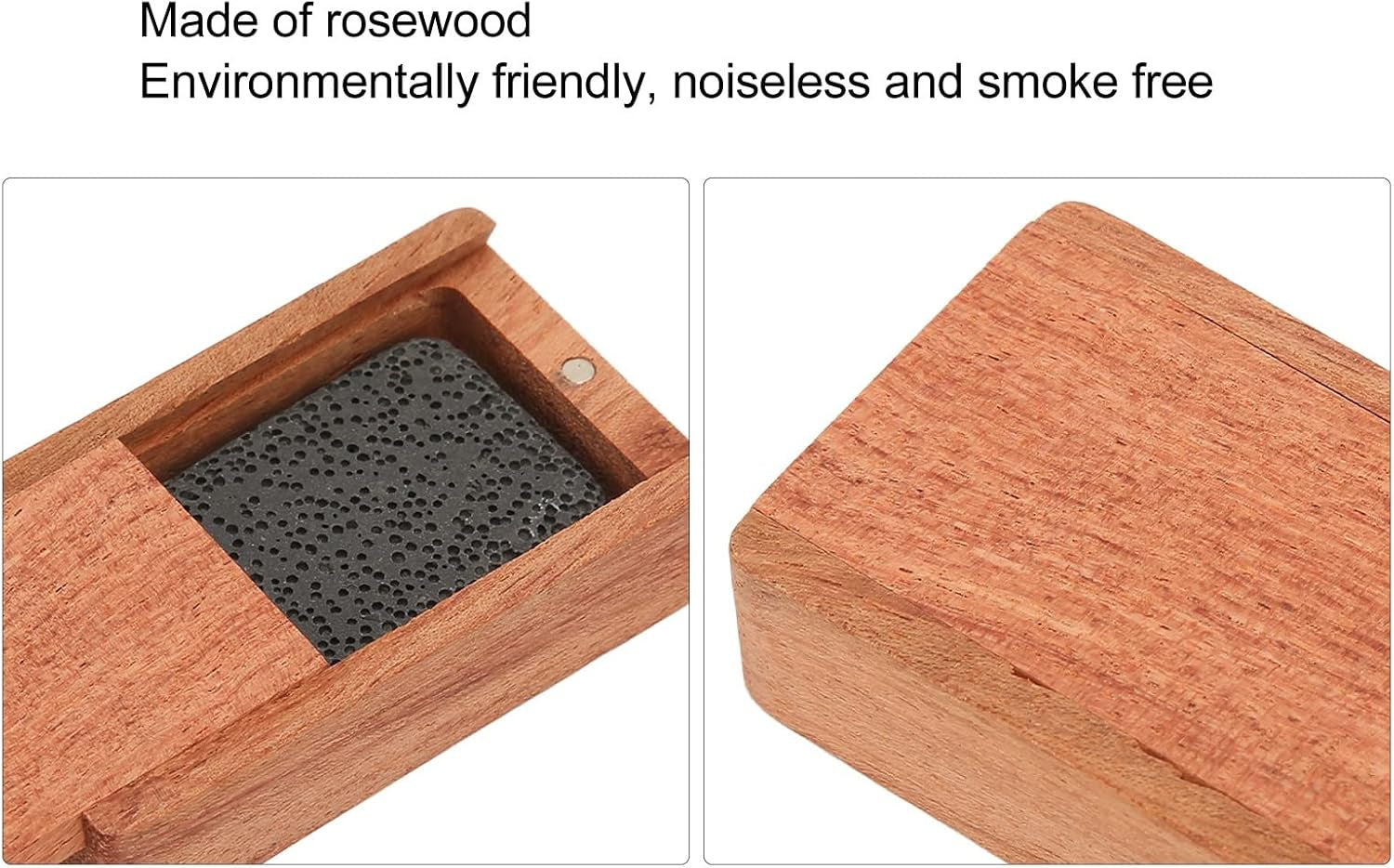 Caja De Difusor De Aceite Esencial, Difusor Aceites Esenciales, De Aceites Piedra Con Caja De Incienso De Madera, Para Sala De Estar Baño Coche Aromaterapia Y Decoración
