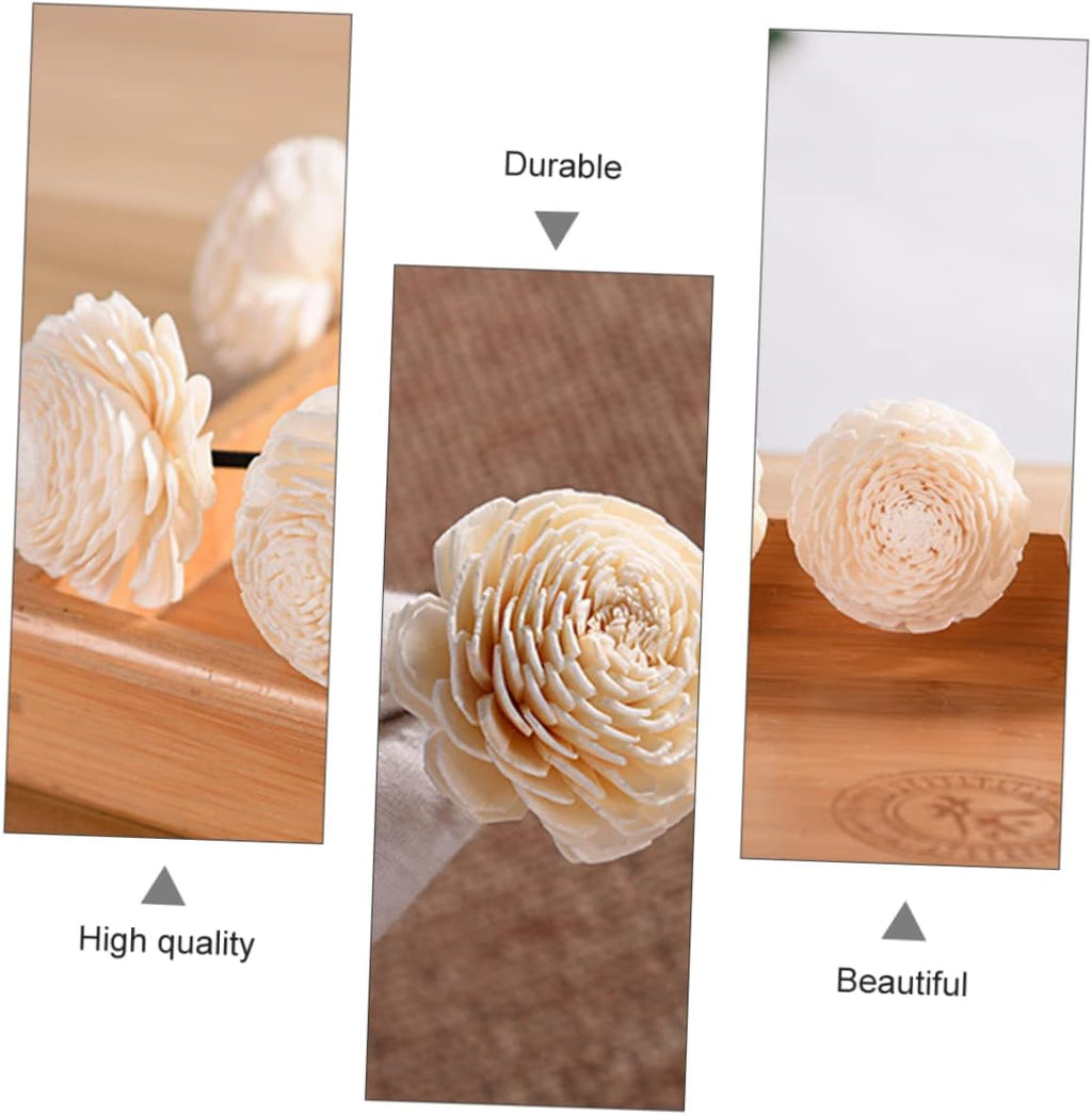 9Piezas Varillas De Ratán Flores Secas Para Aromaterapia Decoración Natural Y Accesorios Aromáticos